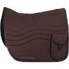Equinate 2 Zonen Korrektur Schabracke Odessa für Reitpads und Dressursättel braun S (Equinate)
