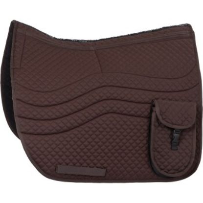 Equinate 2 Zonen Korrektur Schabracke Odessa für Reitpads und Dressursättel braun S (Equinate)