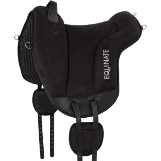 Equinate Reitpad Hamilton aus synthetischem Wildleder schwarz S (Equinate)