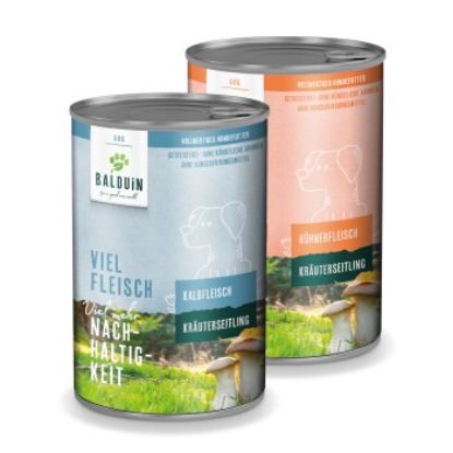 BALDUiN Hund Mix-Paket 3 Kalb & Huhn 12x400g (BALDUiN)