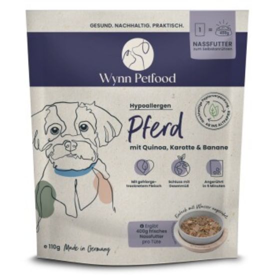 Wynn Petfood Reisetüten Nassfutter Pferd mit Quinoa (Wynn Petfood)