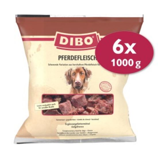 DIBO Frostfutter Pferdefleisch 6x1 kg (DIBO)