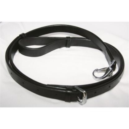 Hans Melzer Horse Equipment Hans Melzer Ausbindezügel schwarz/silber WB (Warmblut) (Hans Melzer Horse Equipment)