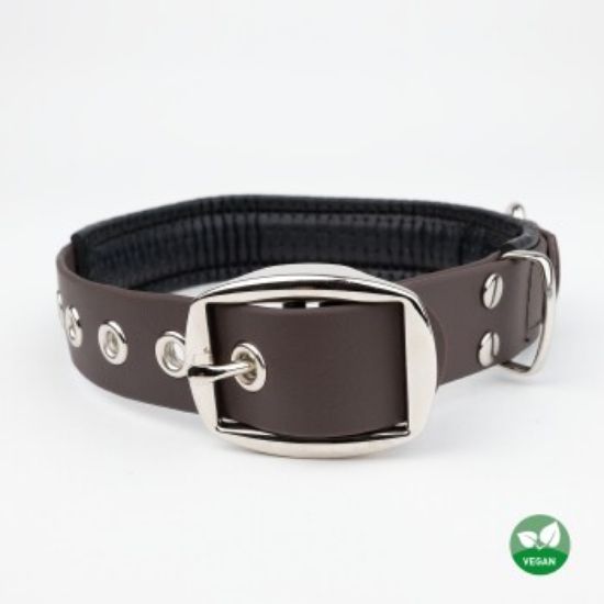 PetTec veganes Hundehalsband braun M (PetTec)