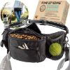 HUND IST KÖNIG ® Bauchtasche für Leckerlis & Hundezubehör schwarz (HUND IST KÖNIG)