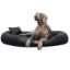 Tierlando TIFFANY Couture - Orthopädisches Hundebett anthrazit 1,15 m, 20 cm, 90 cm (Tierlando)