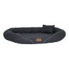 Tierlando TIFFANY Couture - Orthopädisches Hundebett anthrazit 1,75 m, 20 cm, 1,15 m (Tierlando)
