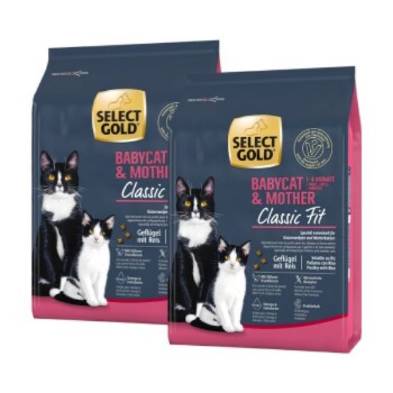SELECT GOLD Babycat+Mother Geflügel und Reis 2x2,5 kg (SELECT GOLD)