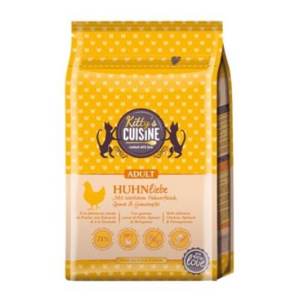 Kitty's Cuisine Adult Huhnliebe mit köstlichem Hühnerfleisch, Spinat und Granatapfel 2x2 kg (Kitty's Cuisine)