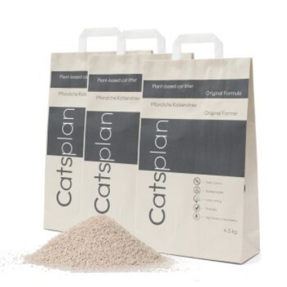 Catsplan pflanzliches Katzenstreu - original 13,5 kg (Catsplan)