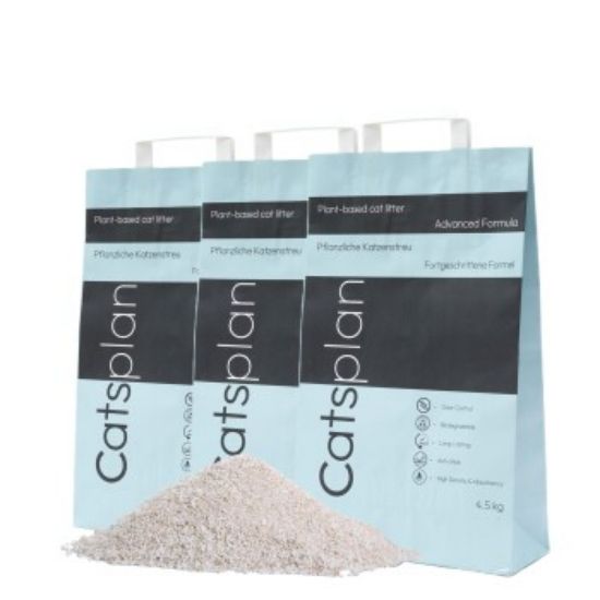 Catsplan pflanzliches Katzenstreu - advanced 13,5 kg (Catsplan)