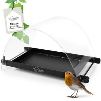 WILDLIFE HOME Design Bodenfutterstation - Vogelfutterspender (WILDLIFE HOME)