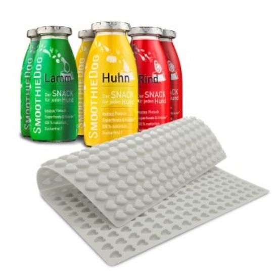 SmoothieDog 6er Pack Klassik 6x 250ml + Trixie Backmatte Grau (SmoothieDog)