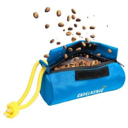 Rudelkönig Futterbeutel - Snackbeutel für Hundetraining blau (Rudelkönig)