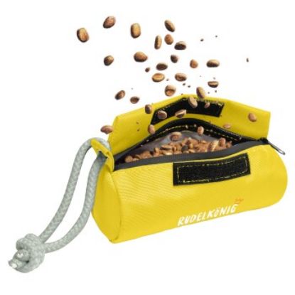 Rudelkönig Futterbeutel - Snackbeutel für Hundetraining gelb (Rudelkönig)