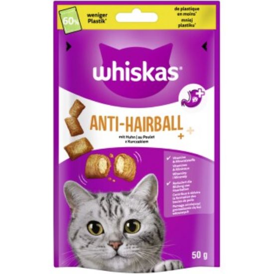 Whiskas Snacks, Anti-Hairball, Huhn 6x50 g (Whiskas)