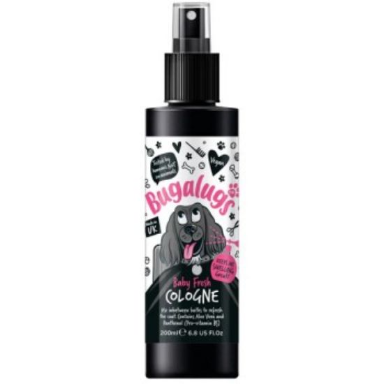 Bugalugs Baby Fresh Hundeparfüm 200 ml Duftspray mit Babypuderduft sanfte Fellpflege, vegan & pH-hautneutral (Bugalugs)