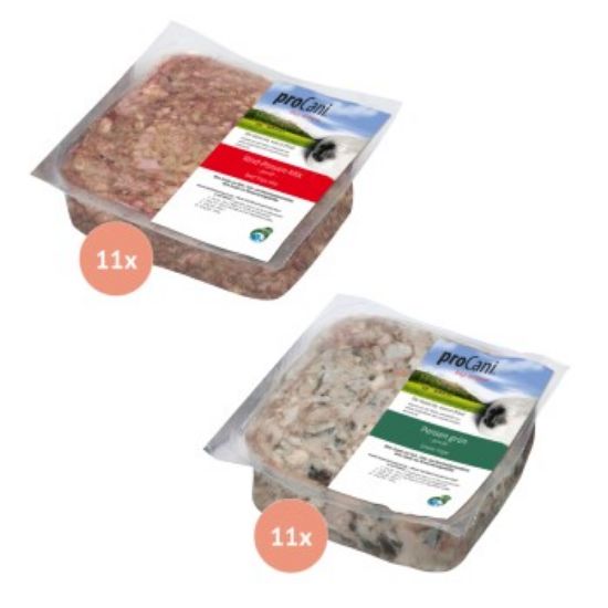 ProCani BARF-Paket pur probiotisch 22x500 g (ProCani)