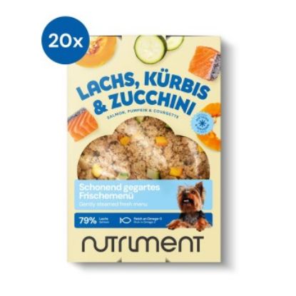 Nutriment Frischemenü Lachs, Kürbis & Zucchini 20x400 g (Nutriment)