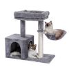 Pawz Road – Kratzbaum Katze 70 cm – Grau – Kompakt & Gemütlich (Pawz Road)