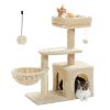 Pawz Road – Kratzbaum für Kitten – Hängematte & Höhle beige (Pawz Road)