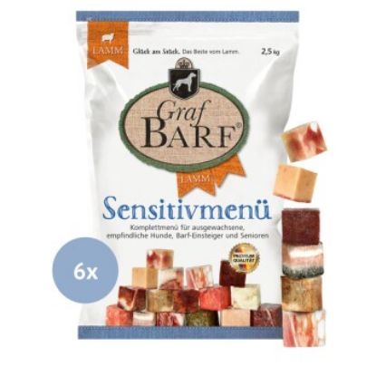 Graf Barf Sensitivmenü Lamm 6x2,5kg (Graf Barf)