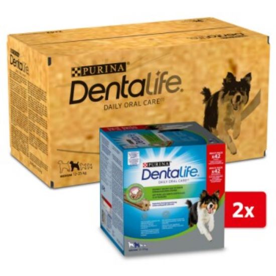 DentaLife PURINA Hunde Zahnpflege-Snacks Großpackung Medium, 84x (Dentalife)