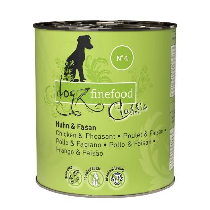 dogz finefood No. 04 Huhn & Fasan 6x800g (Dogz Finefood)
