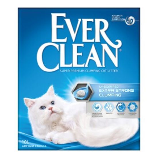 Ever Clean Extra Strong Clumping Katzenstreu, ohne Duft 10 l (Ever Clean)