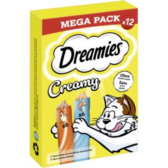 Dreamies Creamy Multipack Huhn und Lachs 12x10 g (Dreamies)