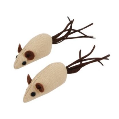 nobleza - 2x Vanille Spielmäuse für Katzen (nobleza)