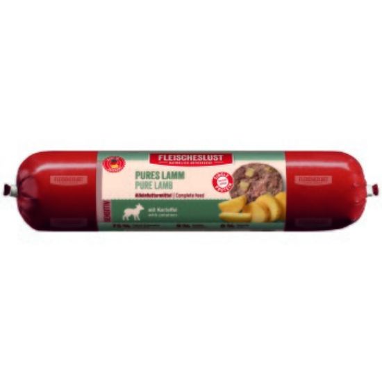 Fleischeslust Nassfutter Hund Adult Futterbox 8 x 400 g Lamm und Kartoffel 8x400 g (Fleischeslust)