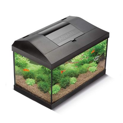 Aquael Aquarienset Leddy Tag & Nacht schwarz 2.0 Leddy 40 (25 Liter) (Aquael)