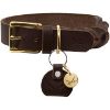 Hunter Halsband Sansibar Solid dunkelbraun 45 cm (Hunter)