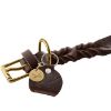 Hunter Halsband Sansibar Solid dunkelbraun 45 cm (Hunter)