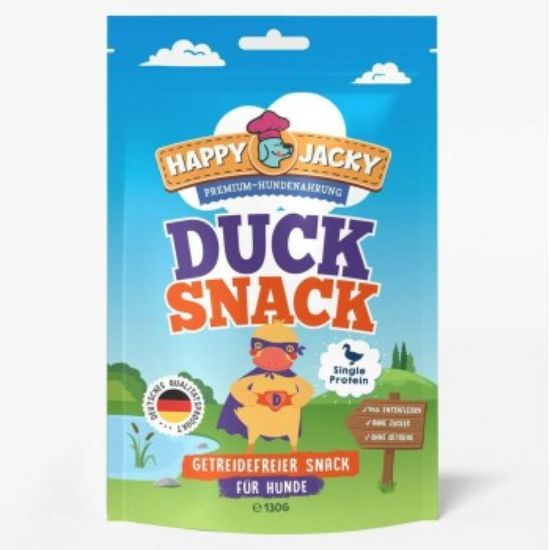 HAPPY JACKY Mono Hundesnack 6x130g Pure Ente (HAPPY JACKY)