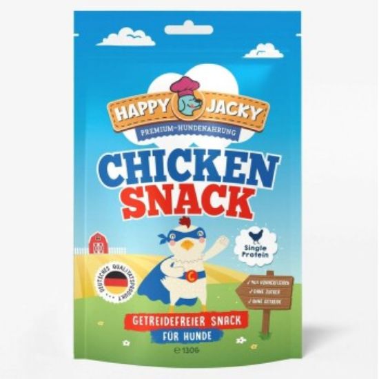HAPPY JACKY Mono Hundesnack 6x130g Huhn pur (HAPPY JACKY)