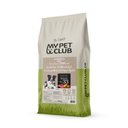 MyPetClub Lamm getreidefreies Trockenfutter ohne Weizen oder Zucker, sensitiv, monoprotein (MyPetClub)