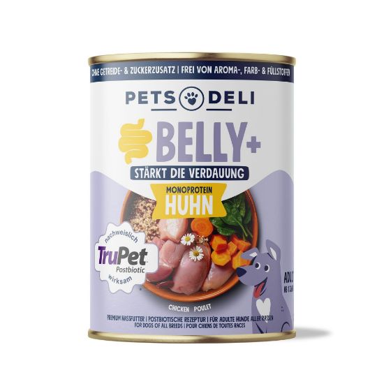 "Belly Balance" Huhn – stärkt wissenschaftlich bewiesen die Verdauung - 800g / 6er Pack (Pets Deli)