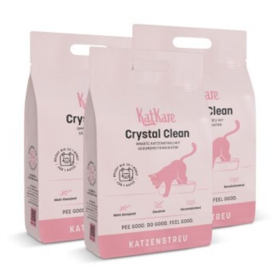 KatKare Crystal Clean Smarte Katzenstreu 3x6,2 l (KatKare)