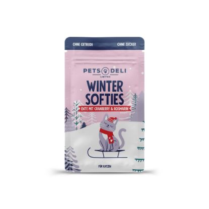 "Limited" Enten Softies mit Cranberry für Katzen - 90g (Pets Deli)