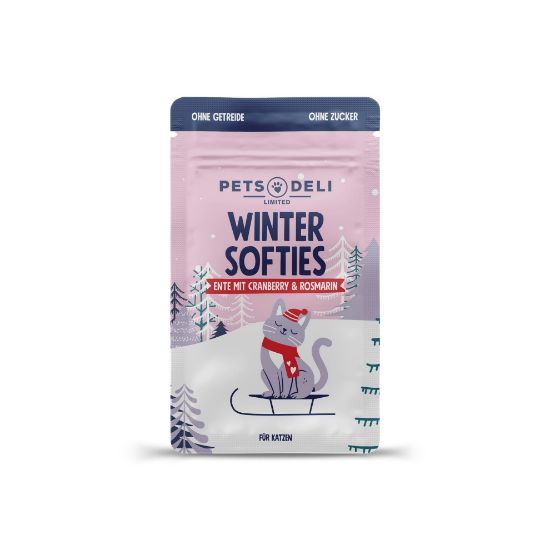 "Limited" Enten Softies mit Cranberry für Katzen - 90g (Pets Deli)