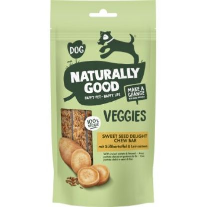 Naturally Good Veggies Hund Snack Sweet Seed Delight Kaustange mit Süßkartoffel 140g (Naturally Good)