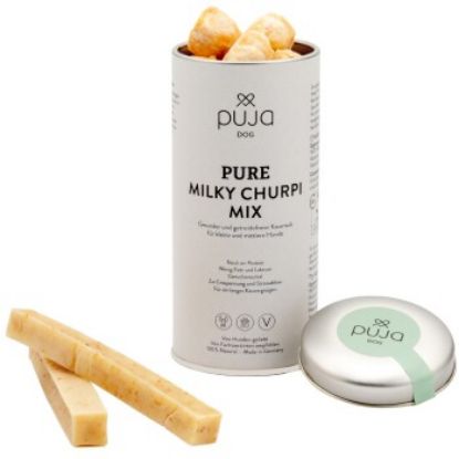 PUJA Snacks Milky Churpi Mix für mittlere Hunde 165g (PUJA)