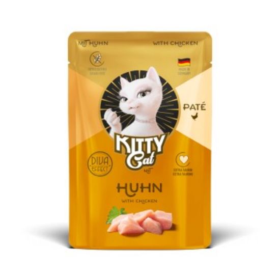 KittyCat Nassfutter Katze, Adult, Paté Huhn 6x85 g (KittyCat)