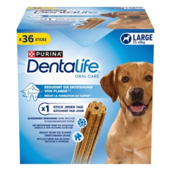 DentaLife PURINA Hunde Zahnpflege-Snacks Großpackung Maxi, 72x (Dentalife)