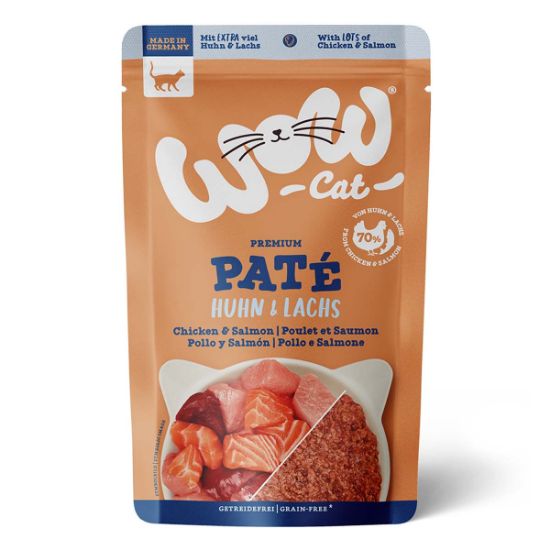 WOW CAT Adult Huhn & Lachs 12x125g (WOW! Cat)