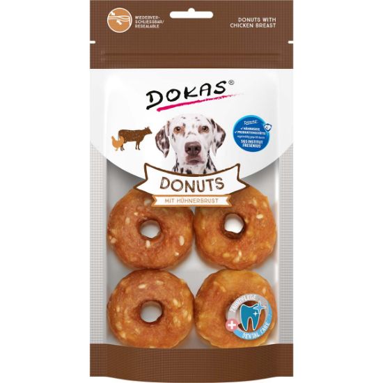 Dokas Donuts mit Hühnerbrust 160 g (Dokas)