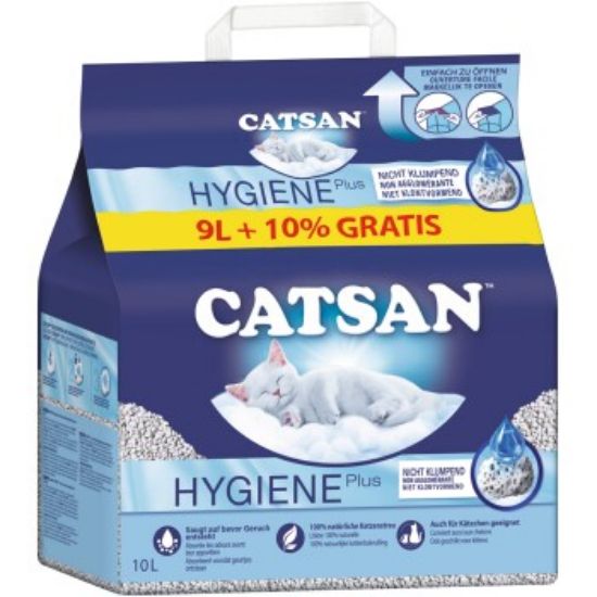 CATSAN Hygiene Plus Streu 9 l + 10% gratis (CATSAN)