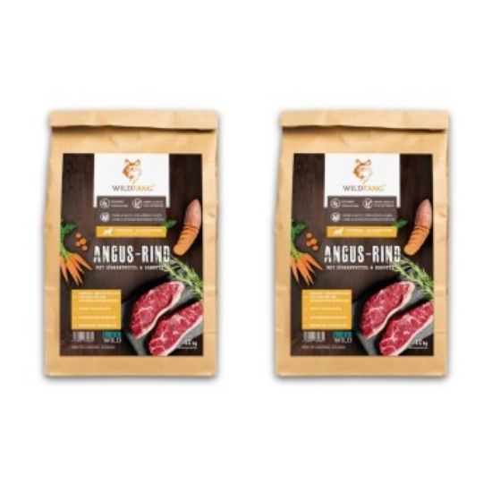 Wildfang ® Adult Trockenfutter Angus Rind 2 x 2 kg (Wildfang)